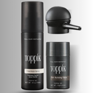 Toppik Hair Building Fibers 3 IN 1 Deal 12g Fiber+ FiberHold Spray+ Spray Applicator