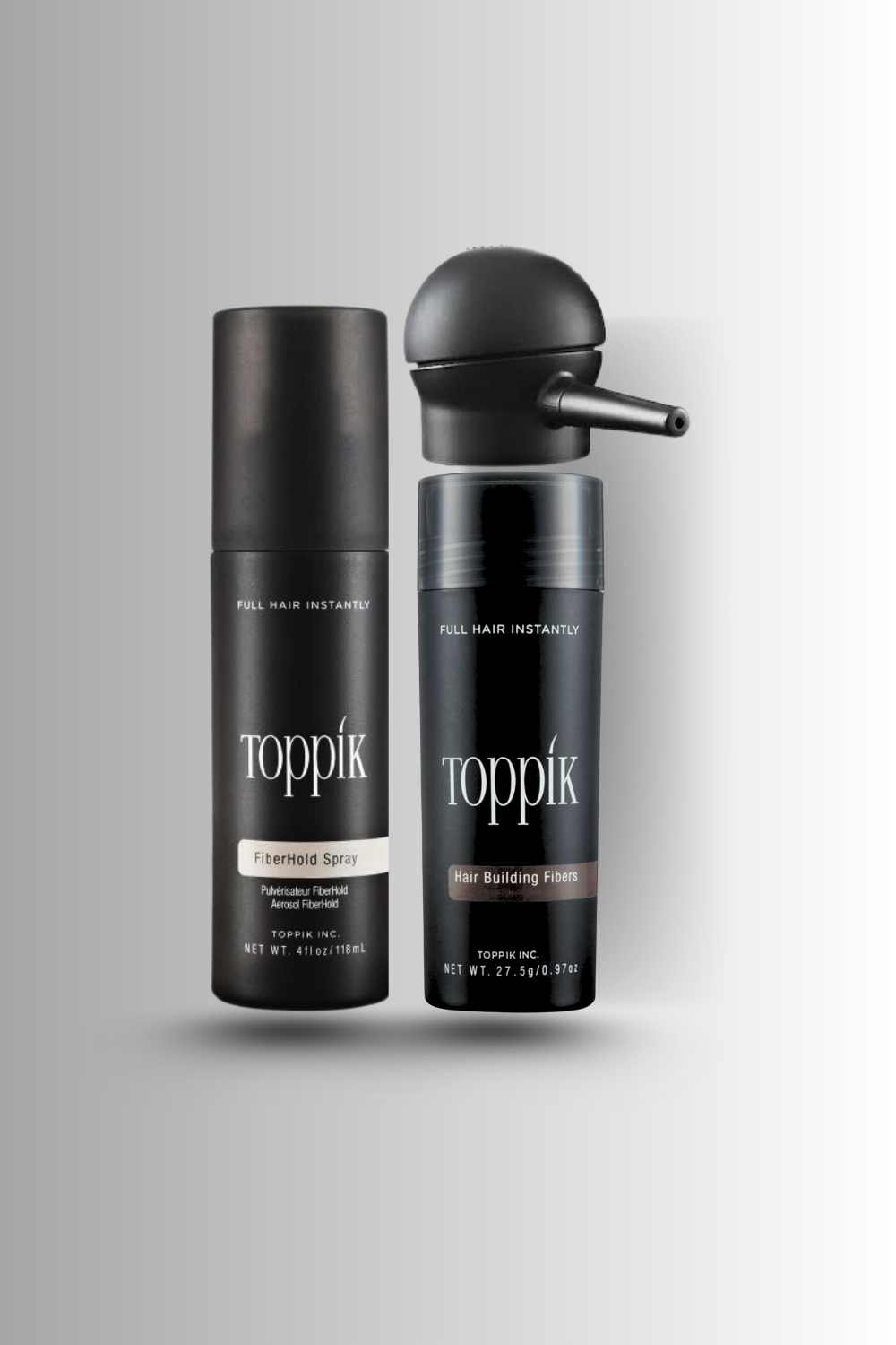Pack of 3 Toppik Hair Building fiber , Hair Hold Spray and Applicator in pakistan